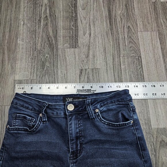 YMI Hyperdenim Jeans Womens Small Blue Skinny Mid Rise Stretch Denim Pants - Picture 7 of 11